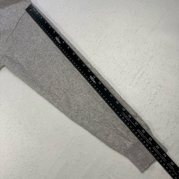 I LEVRIERI Men’s Medium Gray Cashmere Silk Crewneck Sweater Italy - Picture 9 of 11